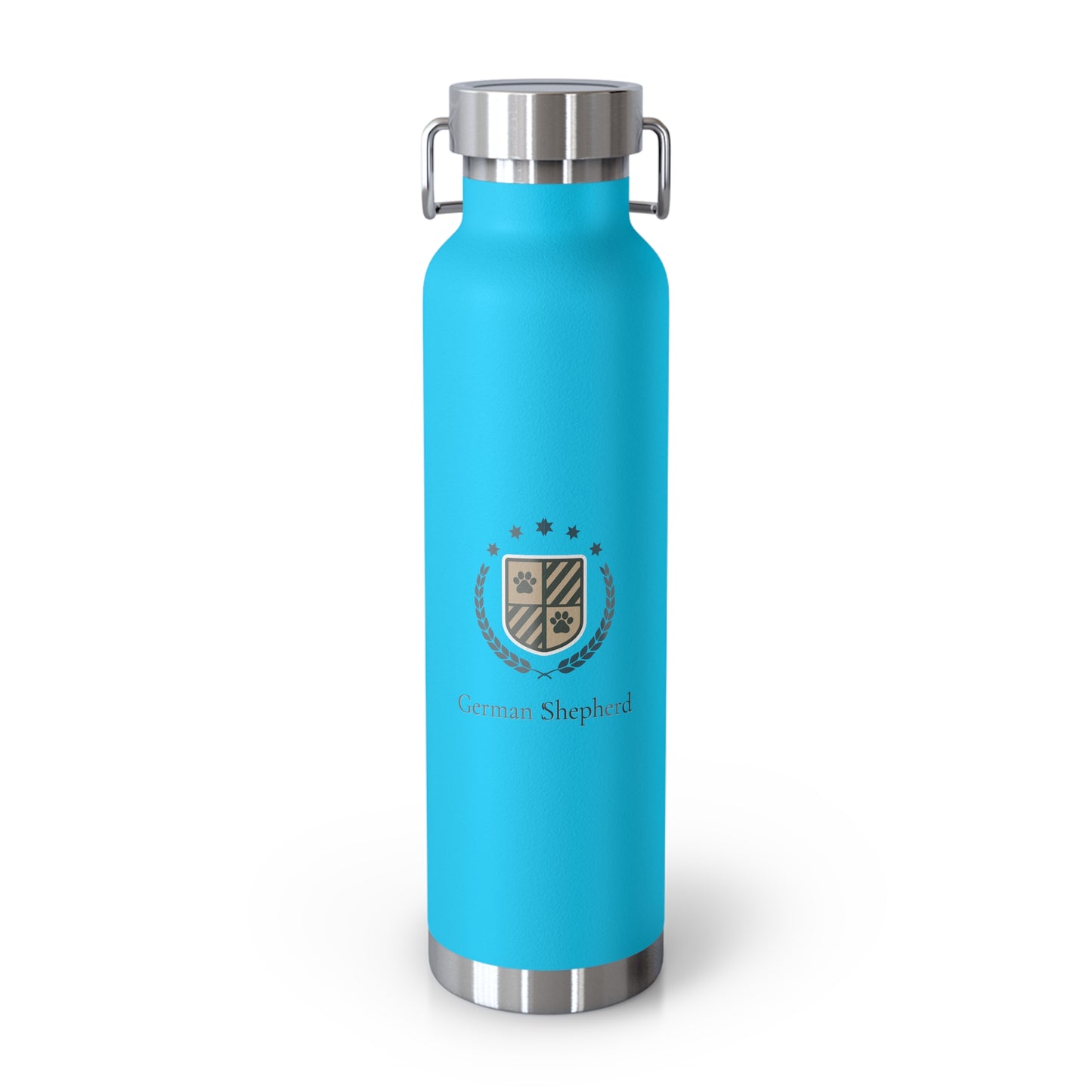 German Shepherd and Insulated Water Bottle - 22oz