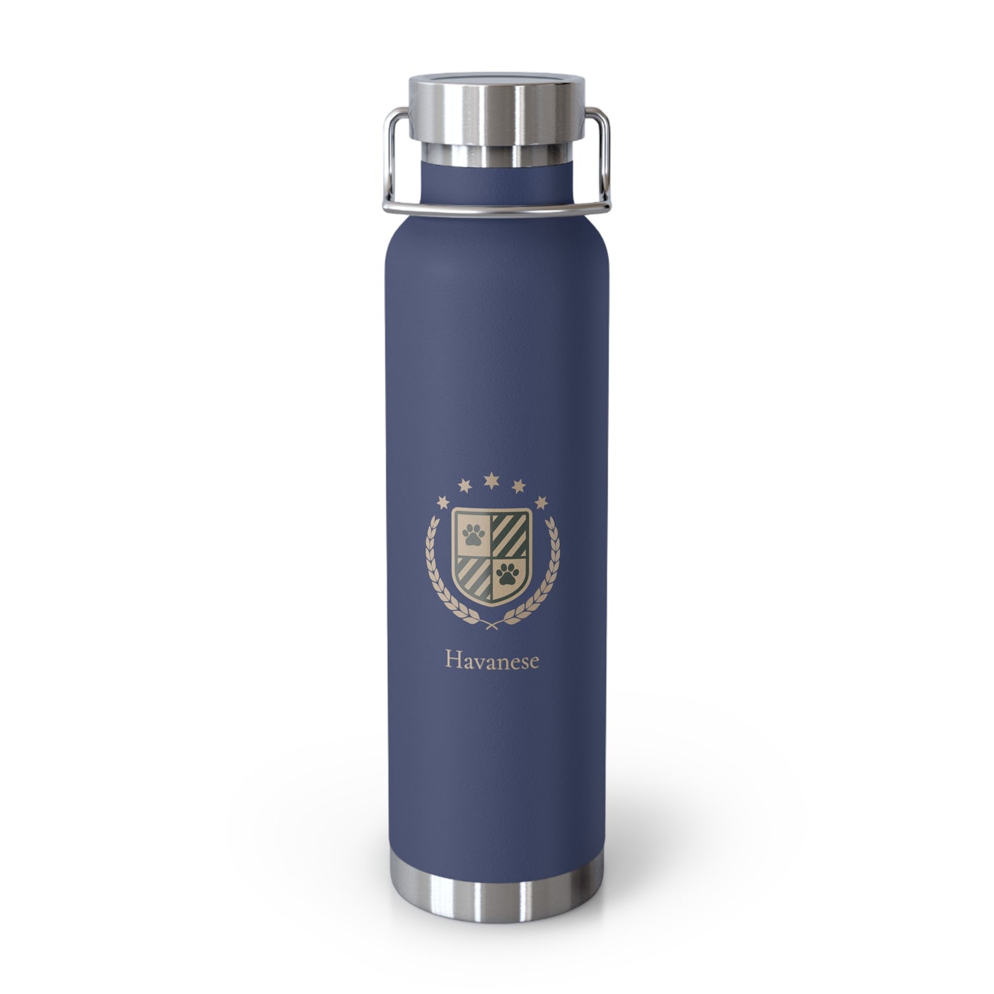 Personalized Golden Retriever Insulated Water Bottle - 22oz