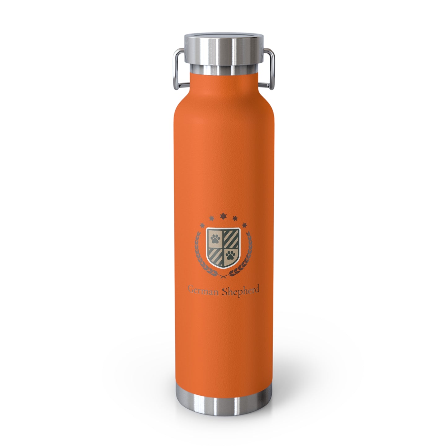 German Shepherd and Insulated Water Bottle - 22oz