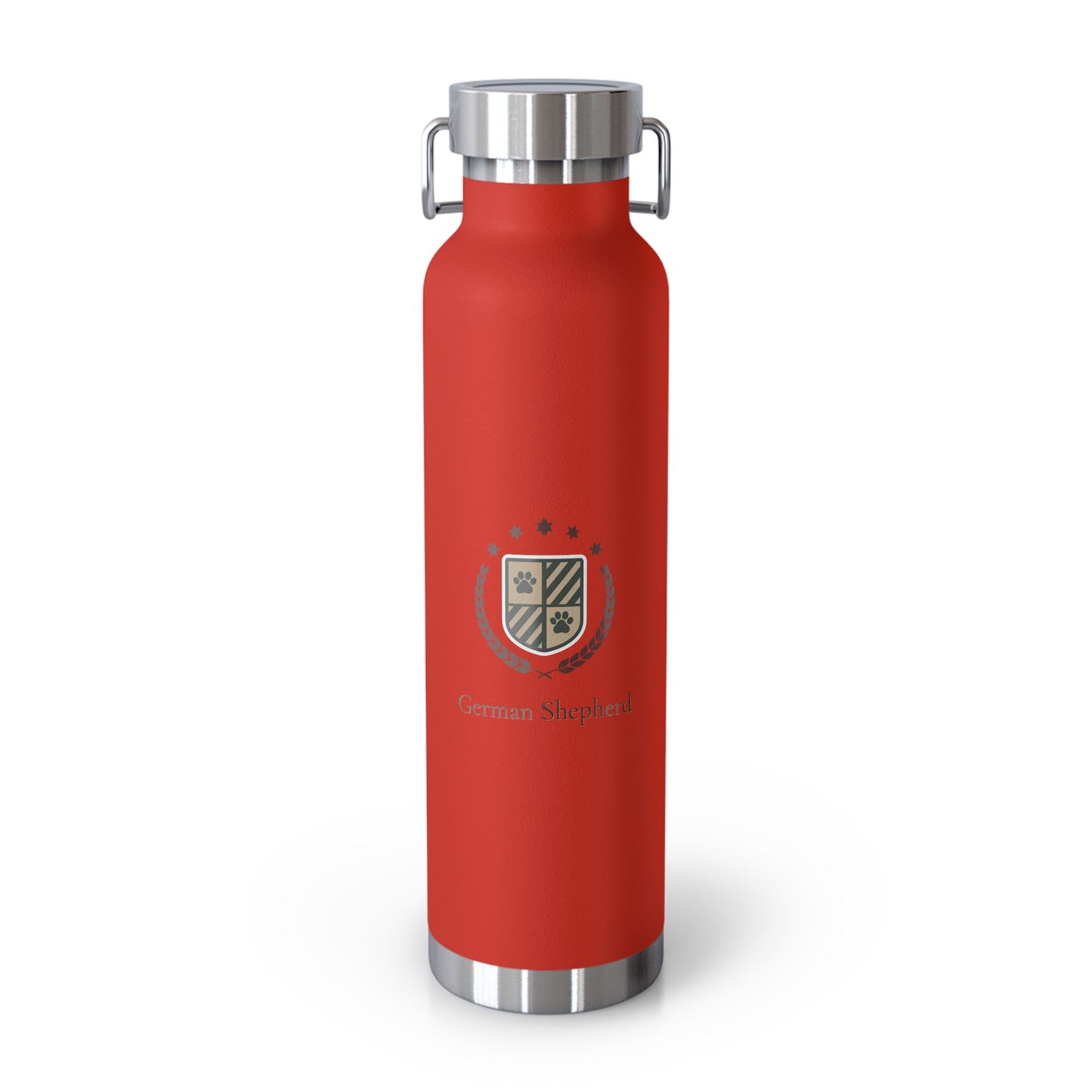 German Shepherd and Insulated Water Bottle - 22oz