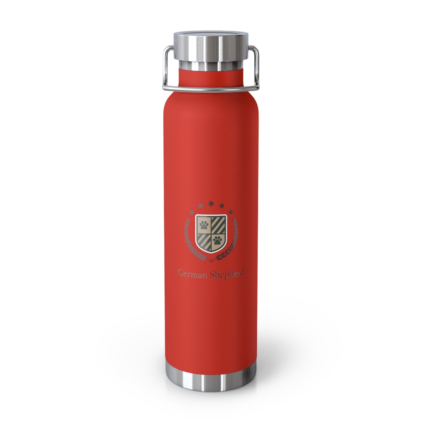 German Shepherd and Insulated Water Bottle - 22oz